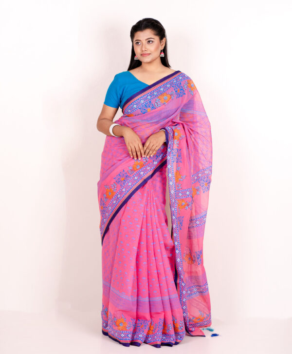 Tangail Tant Saree S-9015 - Image 4