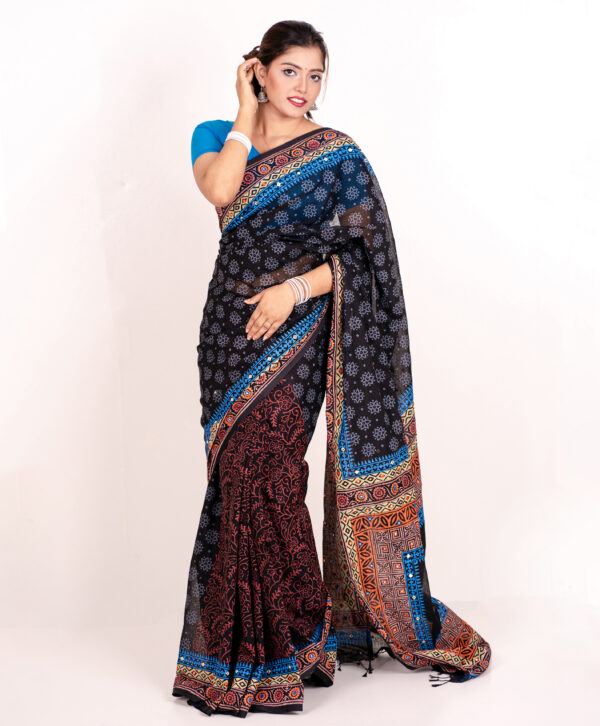 Tangail Tant Saree S-9017 - Image 4