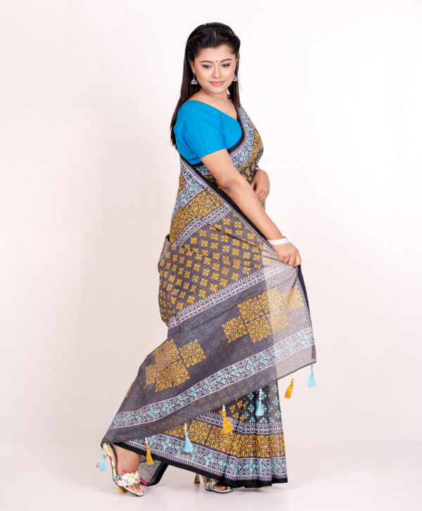 Tangail Tant Saree S-9014 - Image 3