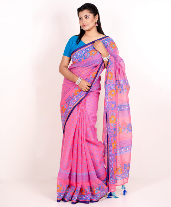Tangail Tant Saree S-9015 - Image 5