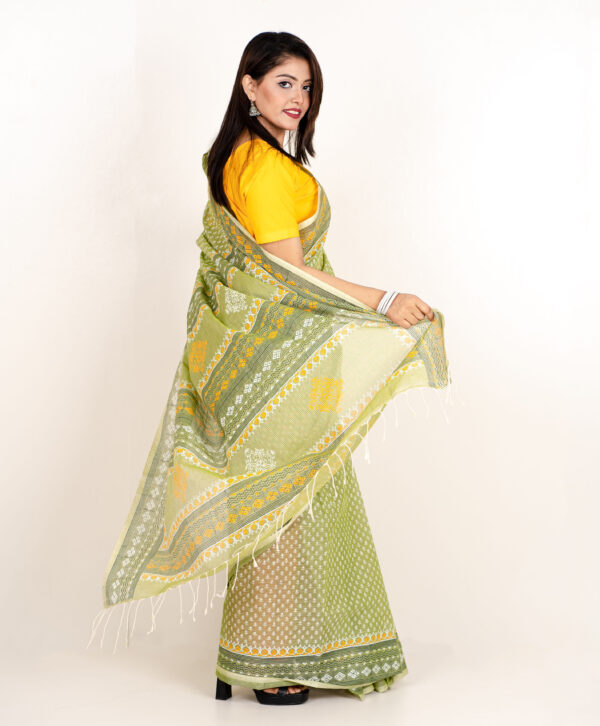 Tangail Tant Saree S-9016 - Image 4