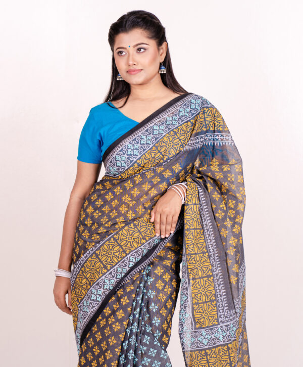 Tangail Tant Saree S-9014 - Image 5
