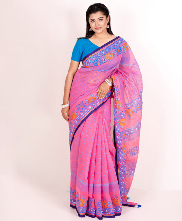 Tangail Tant Saree S-9015 - Image 6