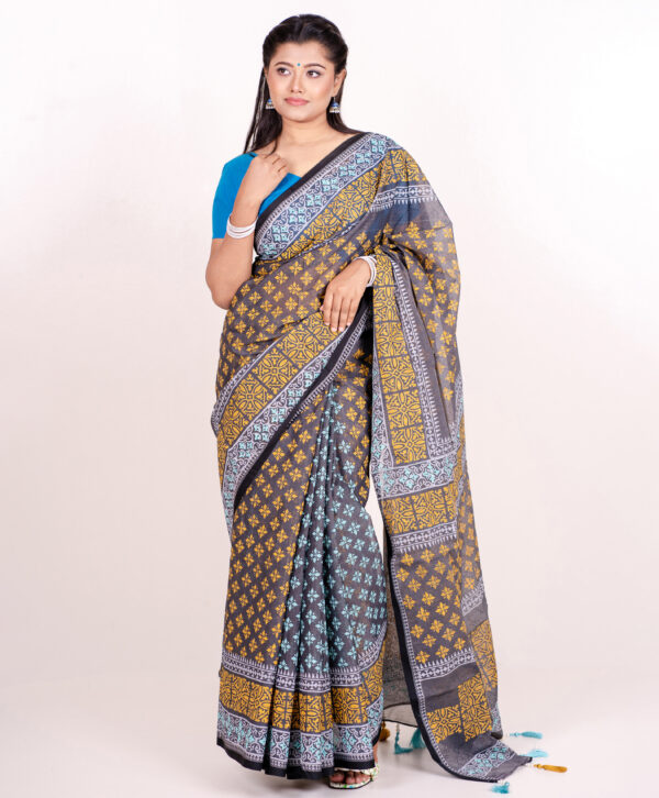 Tangail Tant Saree S-9014 - Image 6