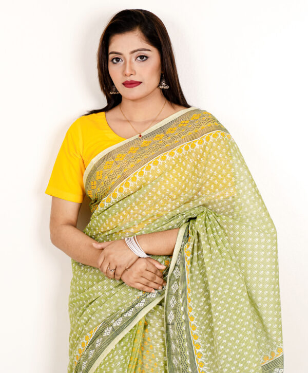 Tangail Tant Saree S-9016 - Image 6